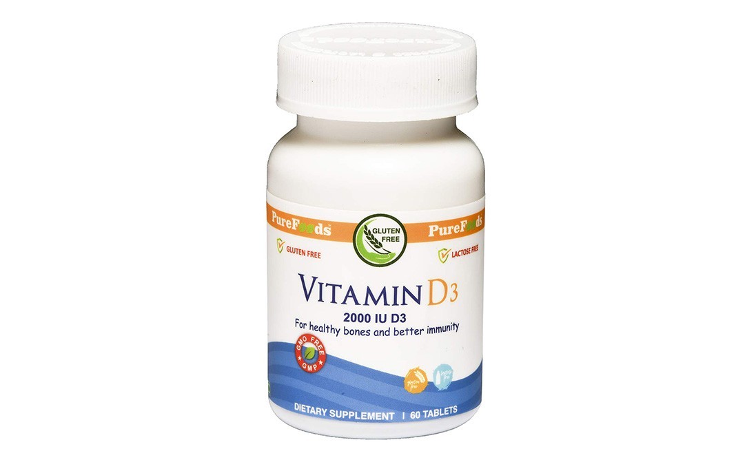 Purefoods Vitamins D3 2000 IU    Plastic Bottle  60 pcs